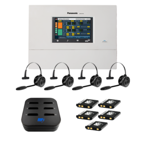 fast food headset system,drive-thru headset system,panasonic drive thru,drive through headset communication system,attune ii drive thru system fast food