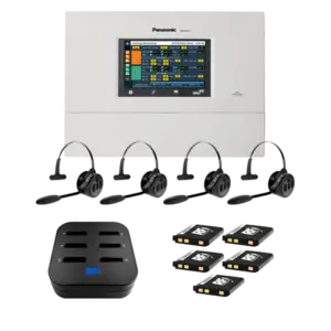 Panasonic Attune II 457 (Dual Lane) 4 Headset Drive-Thru System (RFT Package)