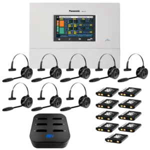 Panasonic Attune II 457 (Dual Lane) 8 Headset Drive-Thru System (RFT Package)