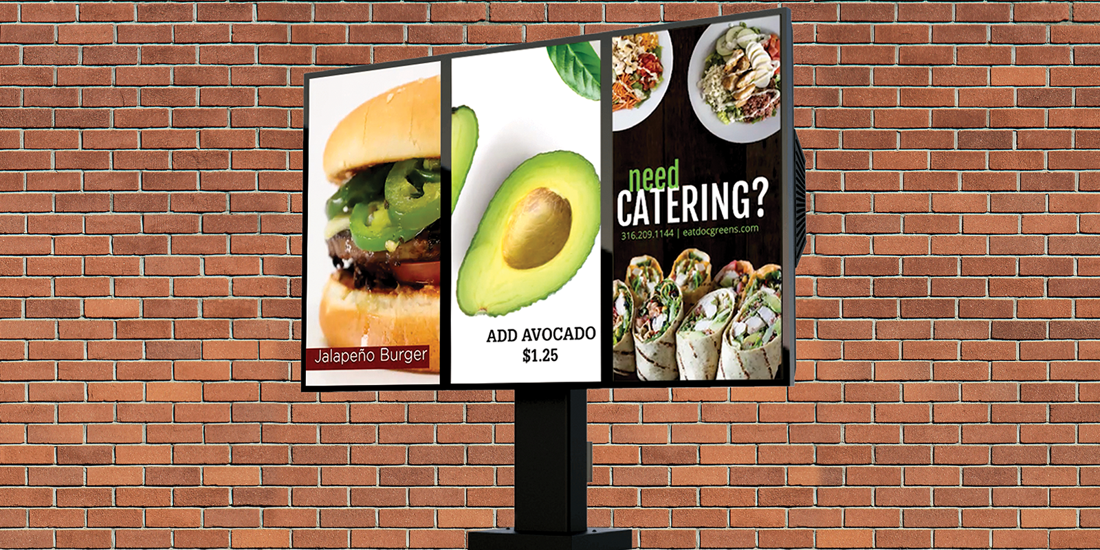 Digital Menu Boards for QSR Drive-Thru Restaurants