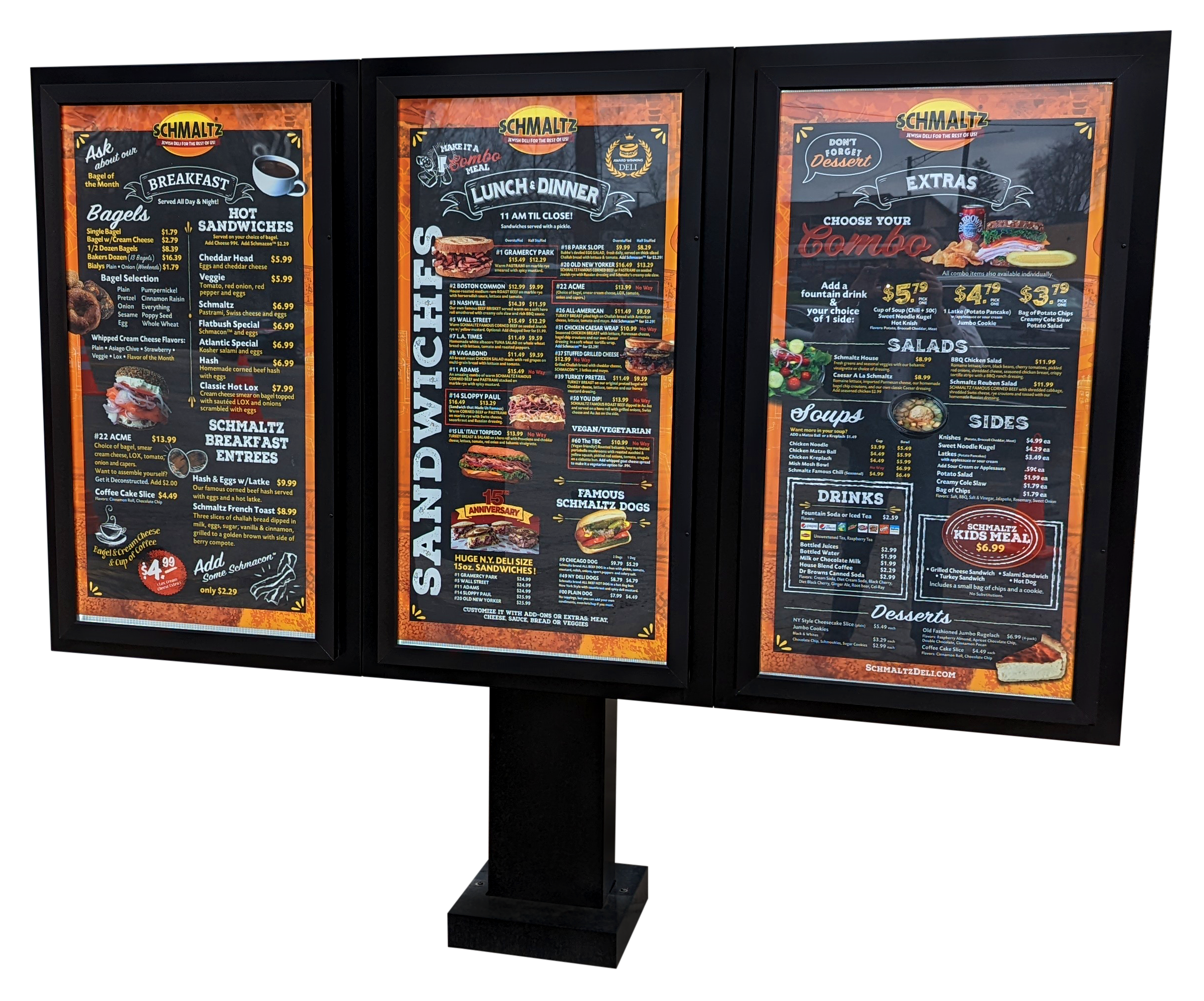 Static Menu Board